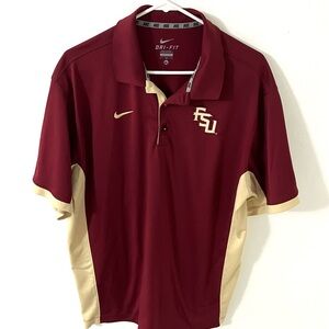 Nike Dri-Fit FSU Florida State Seminoles Polo, Size: XL